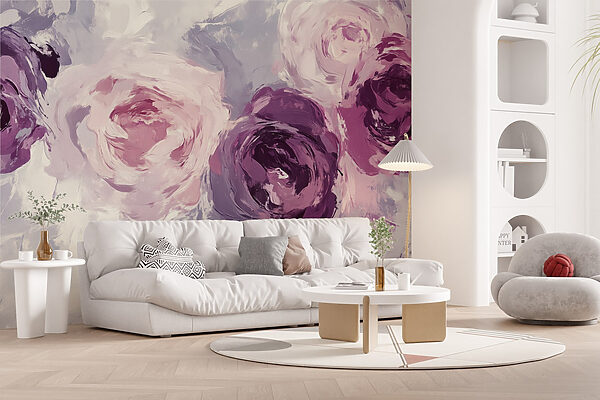 Peinture de fleurs sur une surface Peinture de fleurs sur une surface