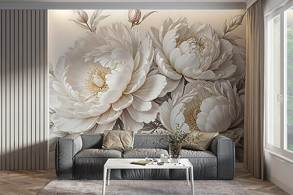 Groupe de fleurs blanches Groupe de fleurs blanches