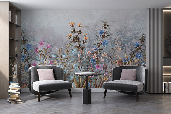 Peinture de fleurs et de feuilles w08428pig31r 600x400 - Peinture de fleurs et de feuilles