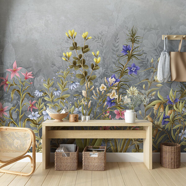 Peinture de fleurs et de feuilles Peinture de fleurs et de feuilles