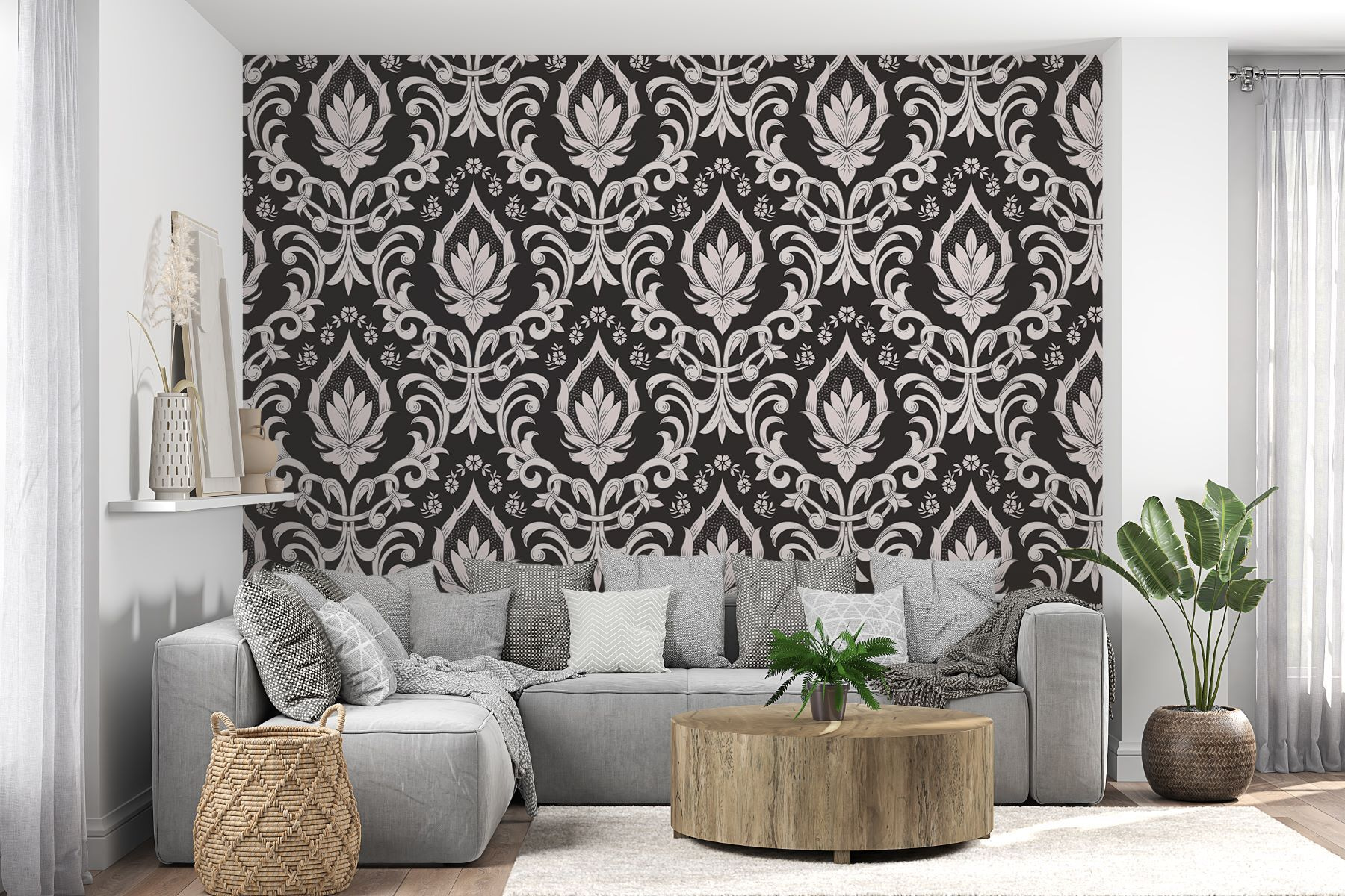 Black and white wallpaper Black and white wallpaper