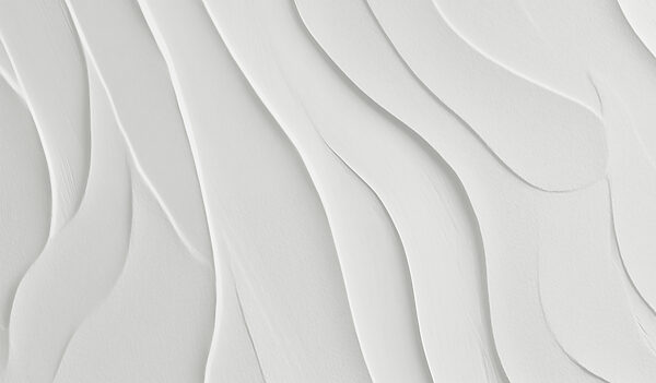 Surface blanche avec des lignes ondulées Surface blanche avec des lignes ondulées