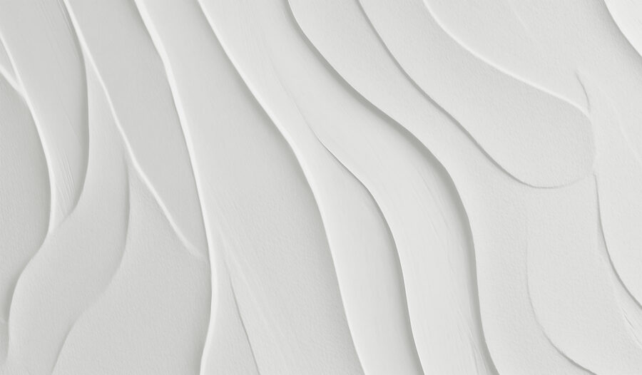 Surface blanche avec des lignes ondulées