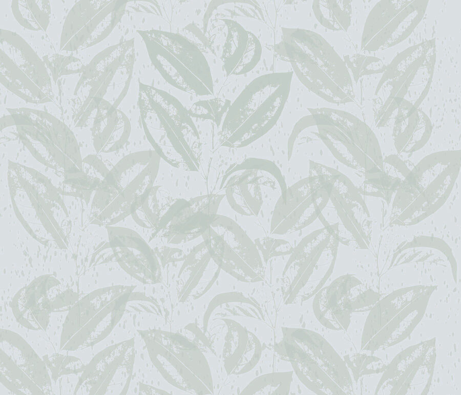 Motif de feuilles sur fond blanc