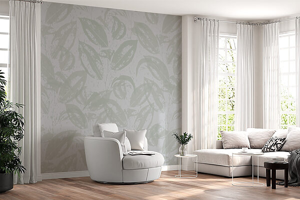 Motif de feuilles sur fond blanc Motif de feuilles sur fond blanc