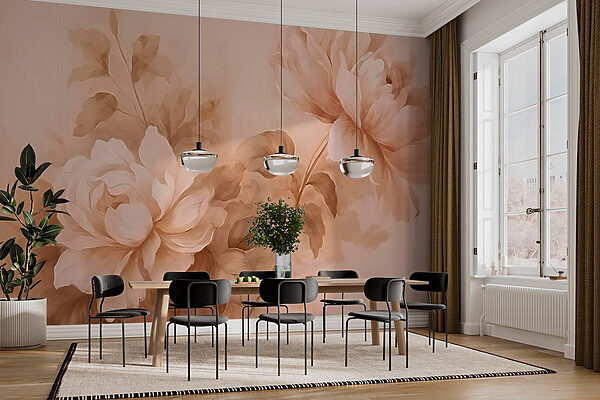 Peinture de fleurs et de feuilles Peinture de fleurs et de feuilles