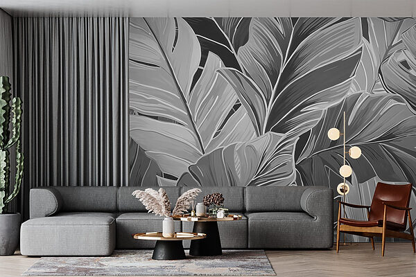 Motifs naturels dans des tons monochromes Motifs naturels dans des tons monochromes