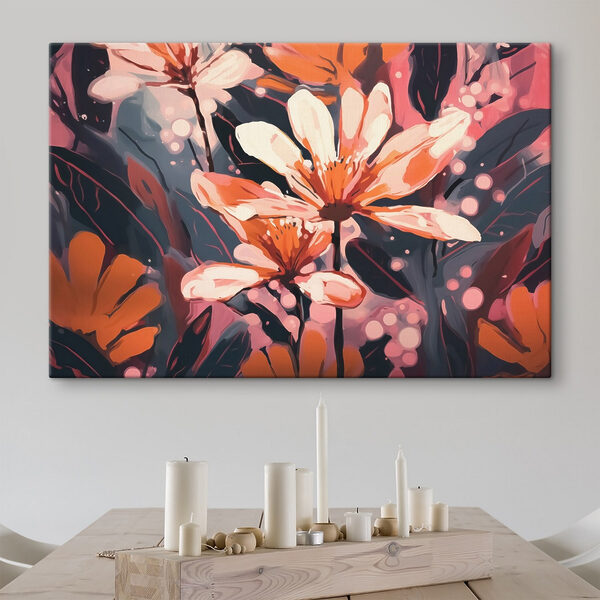 Peinture de fleurs et de feuilles Peinture de fleurs et de feuilles