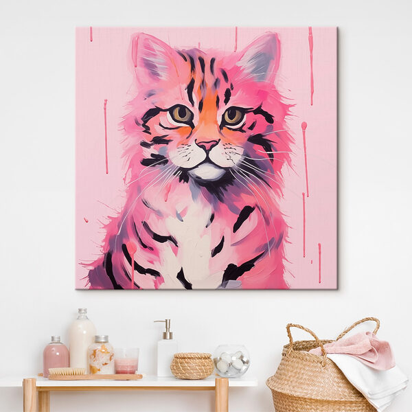 Peinture d'un chat Peinture d'un chat