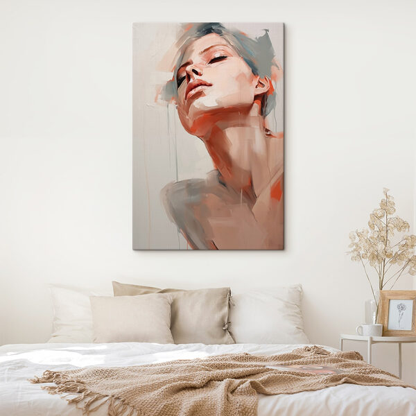 Peinture d'un visage de femme Peinture d'un visage de femme