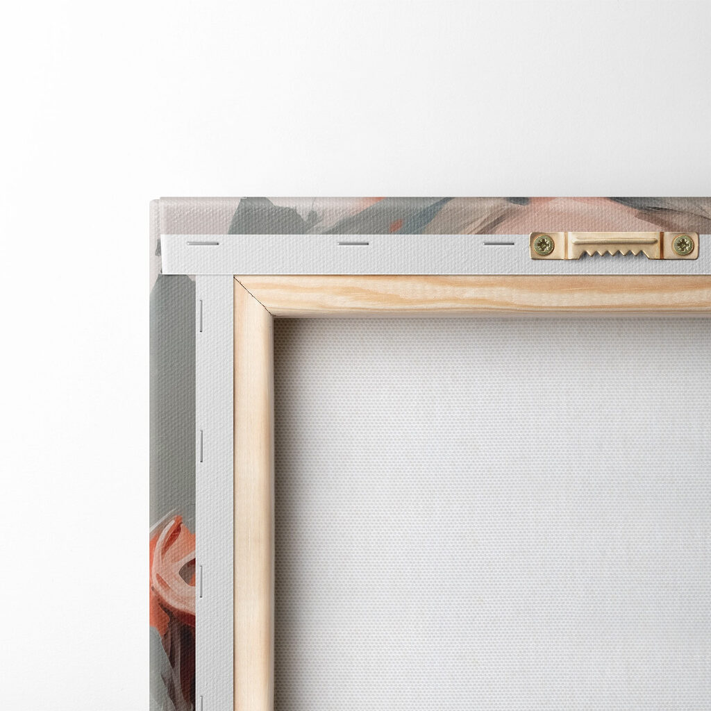 Painting of a woman's face