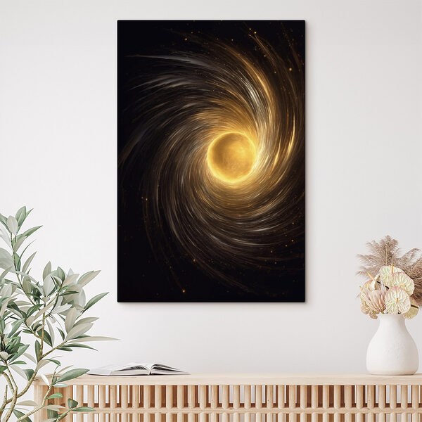 Cercle jaune dans l'espace Cercle jaune dans l'espace