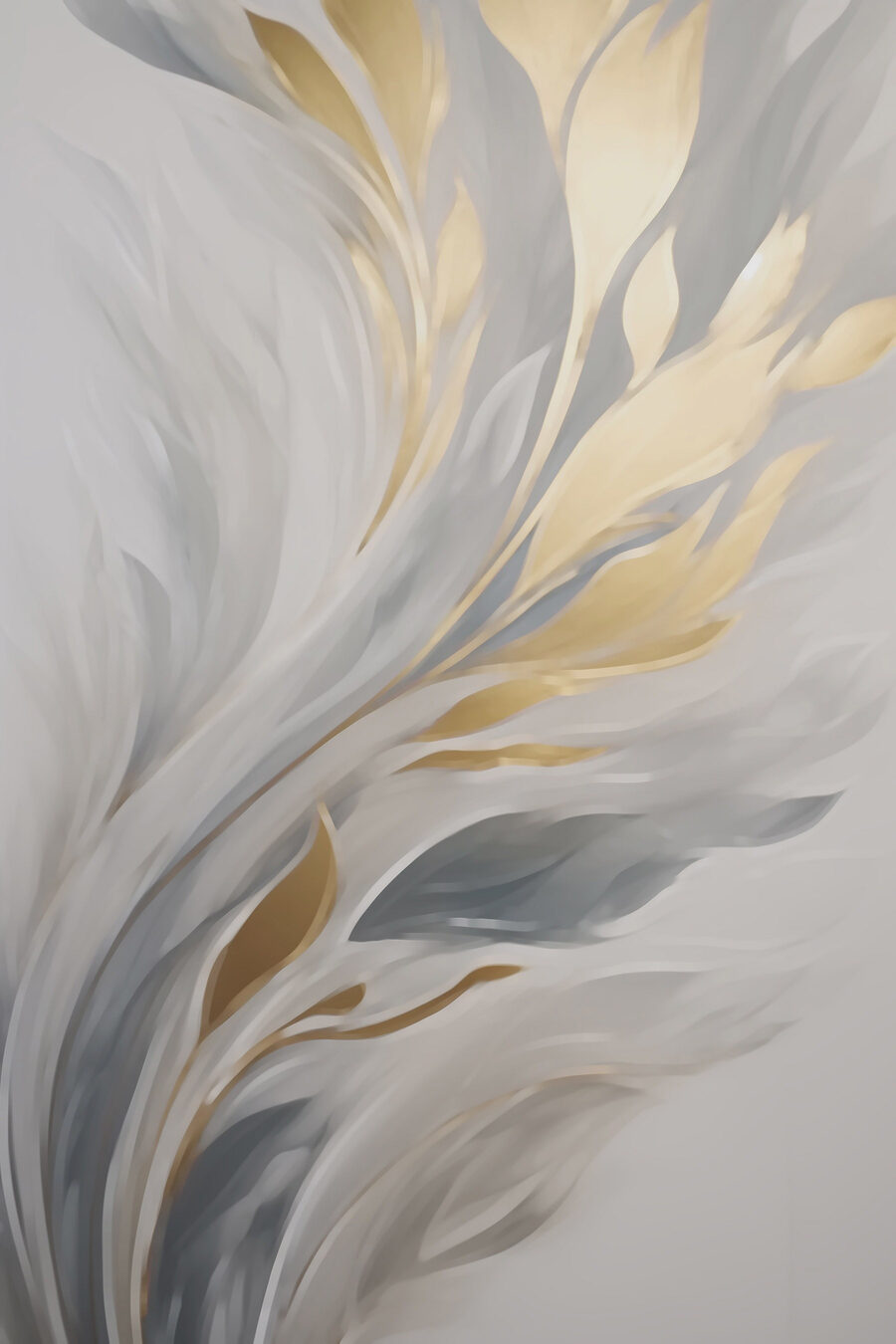 Des vagues élégantes dans des couleurs douces.