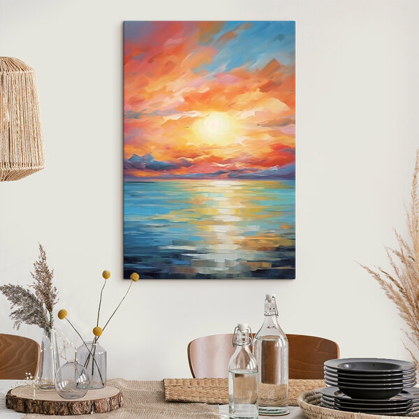 Coucher de soleil sur l'eau Coucher de soleil sur l'eau