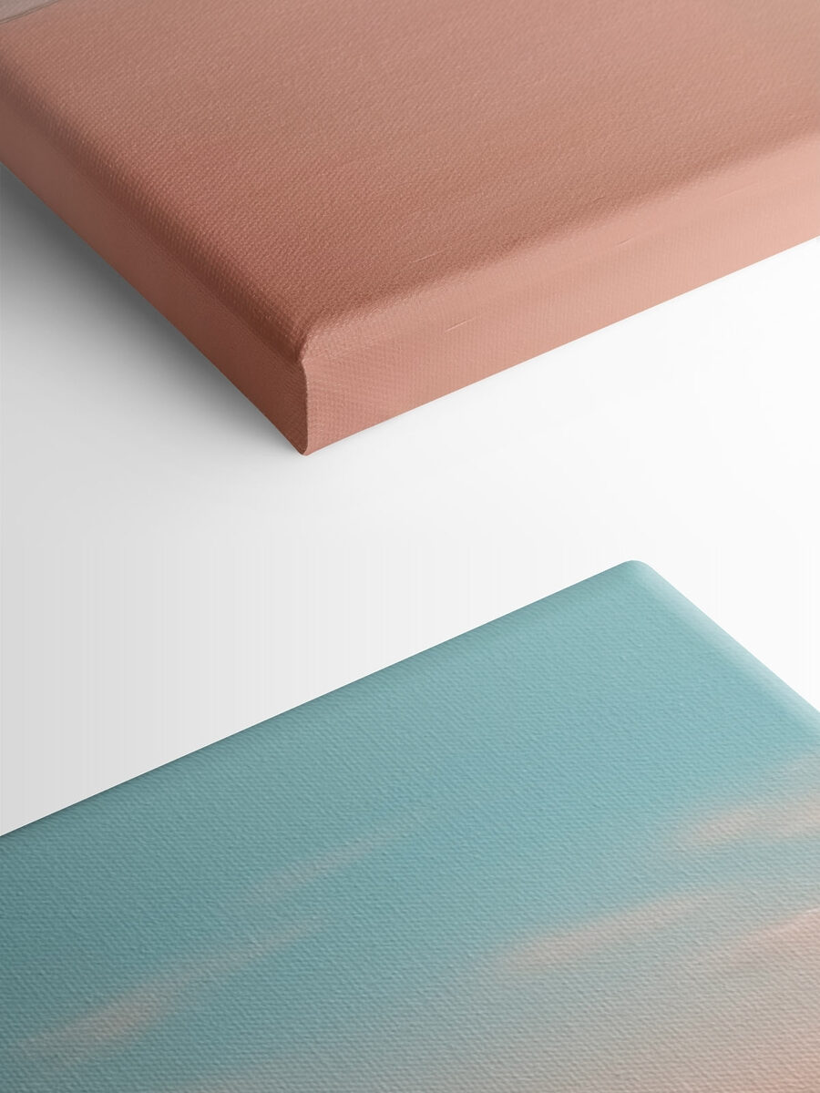 Tableaux Plage avec des vagues et un coucher de soleil – Image 4