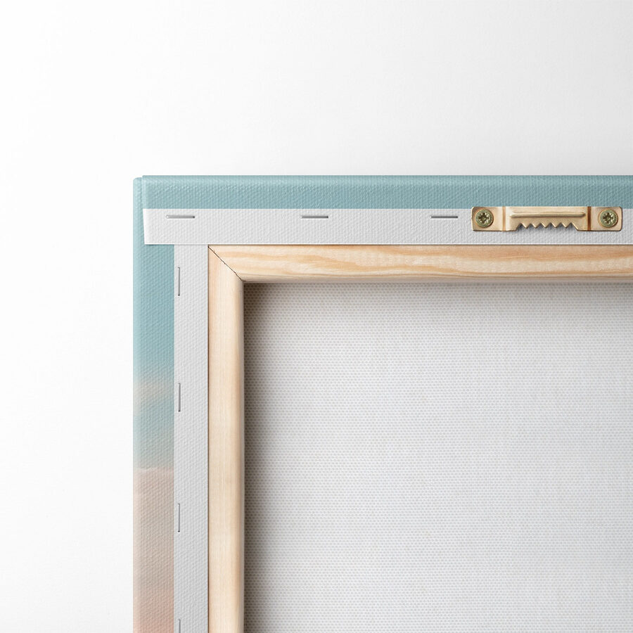 Tableaux Plage avec des vagues et un coucher de soleil – Image 11