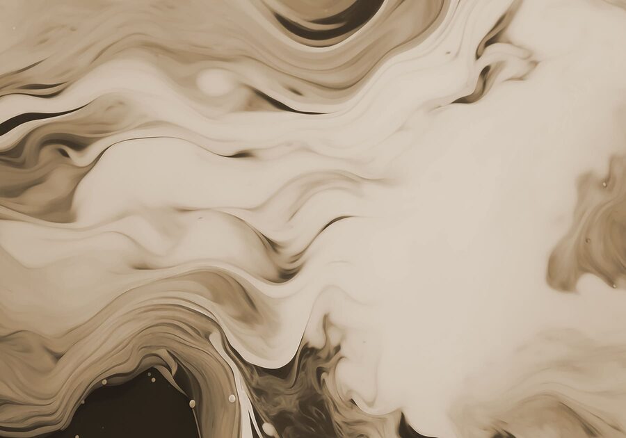 Papier peint Ondes fluides dans des tons neutres et doux – Image 4