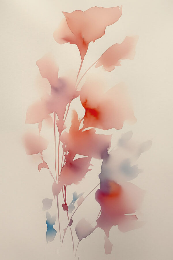 Aquarelle de fleurs Aquarelle de fleurs