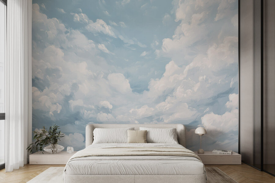 Ciel bleu avec nuages