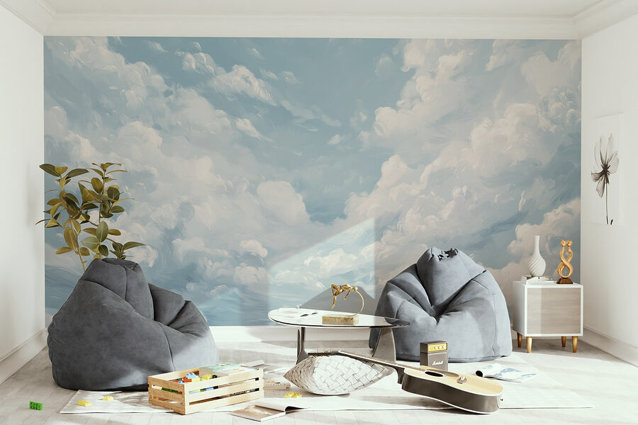 Ciel bleu avec nuages
