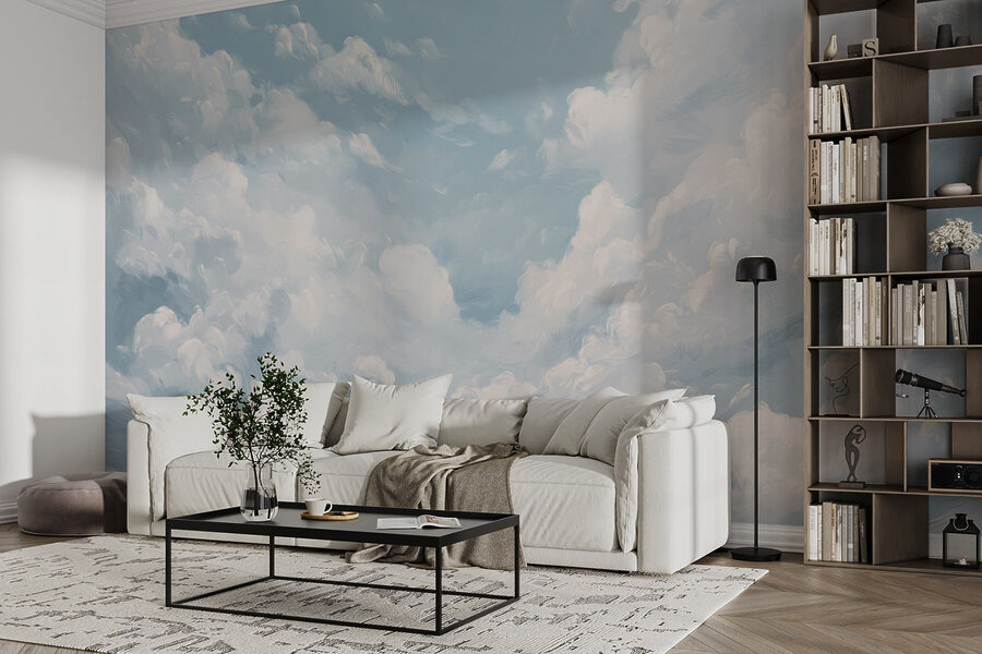 Ciel bleu avec nuages