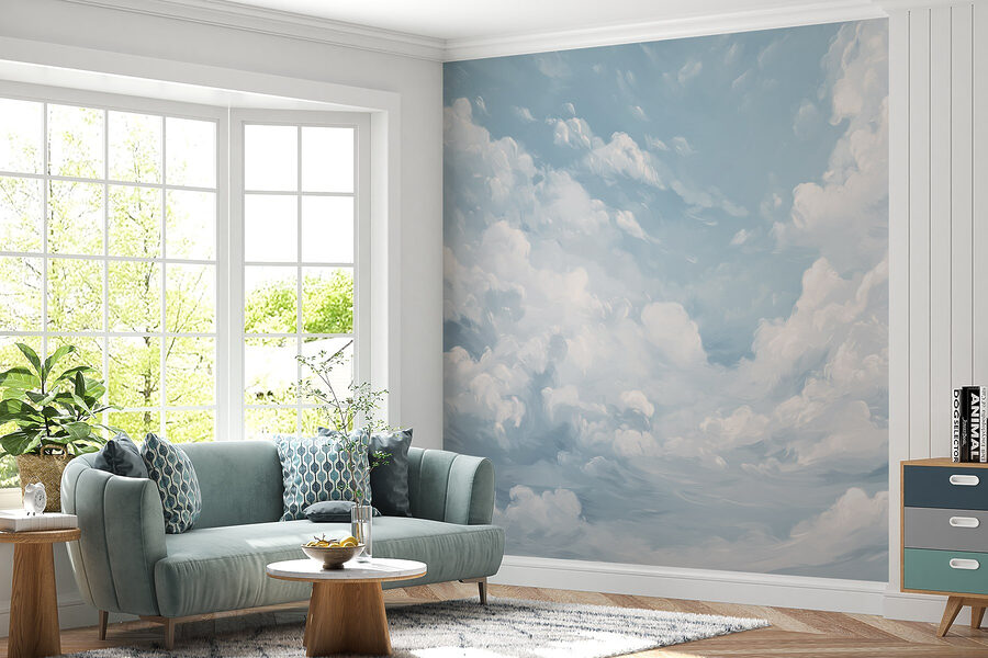 Ciel bleu avec nuages