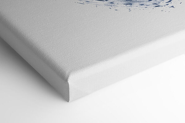 Coeur bleu sur fond blanc Coeur bleu sur fond blanc