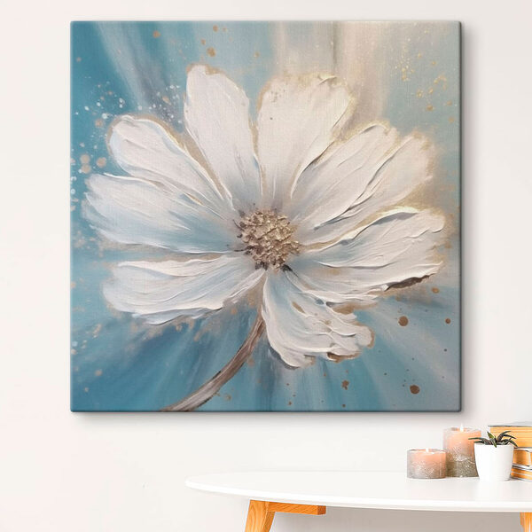 Peinture d'une fleur blanche Peinture d'une fleur blanche