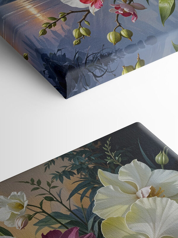 Peinture de fleurs dans un vase Peinture de fleurs dans un vase