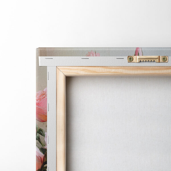 Peinture de roses roses dans un vase Peinture de roses roses dans un vase