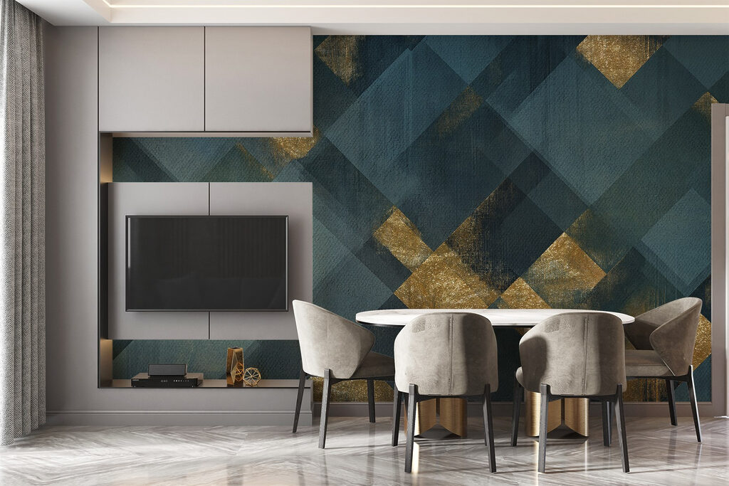 Artistic geometric pattern with contrast Artistic geometric pattern with contrast