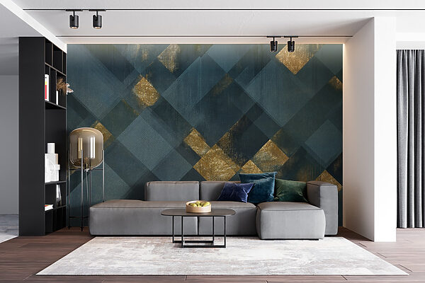 Artistic geometric pattern with contrast Artistic geometric pattern with contrast