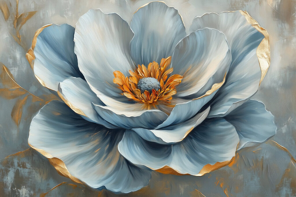 Delicate petals in serene colors