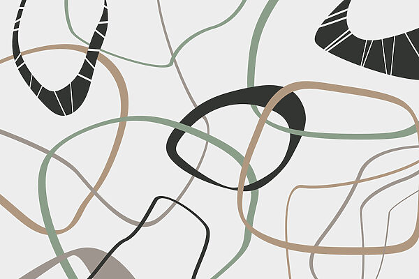 Motif de lignes et de cercles Motif de lignes et de cercles