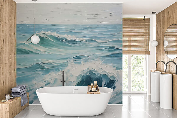 Peinture d'une vague Peinture d'une vague