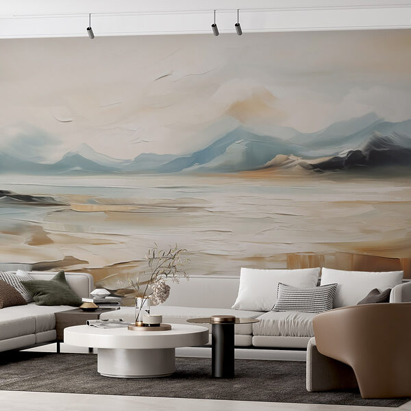 Peinture d'un paysage désertique Peinture d'un paysage désertique