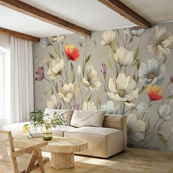 Des fleurs vibrantes dans de douces teintes pastel Des fleurs vibrantes dans de douces teintes pastel