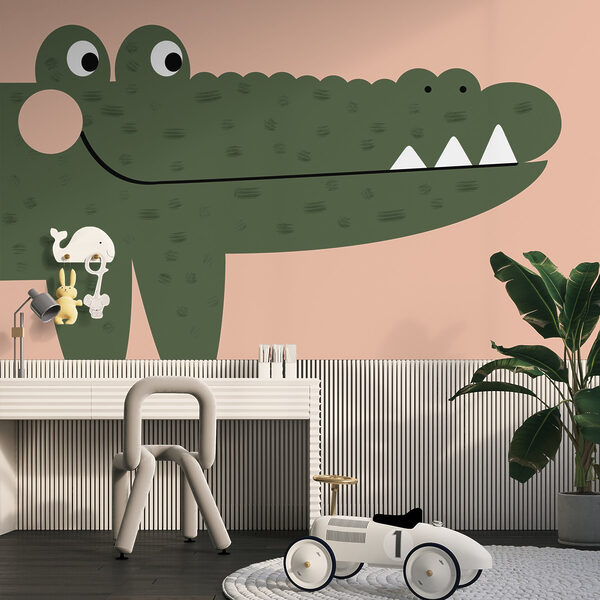 Dessin humoristique d'un crocodile Dessin humoristique d'un crocodile