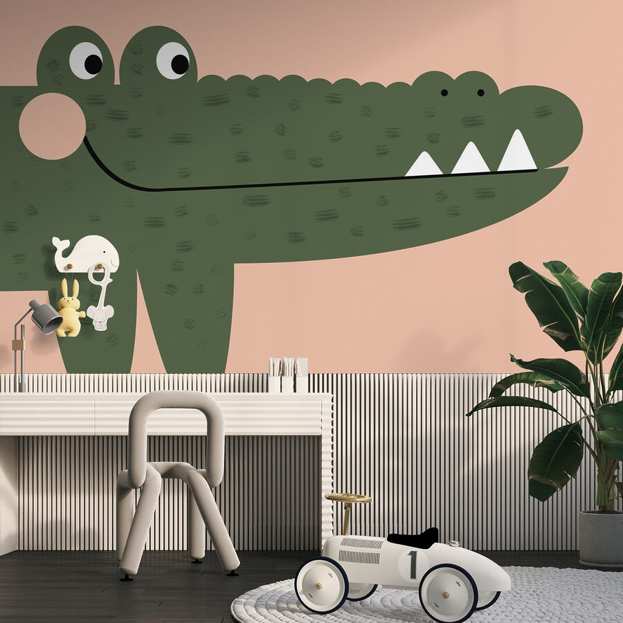 Dessin humoristique d'un crocodile Dessin humoristique d'un crocodile