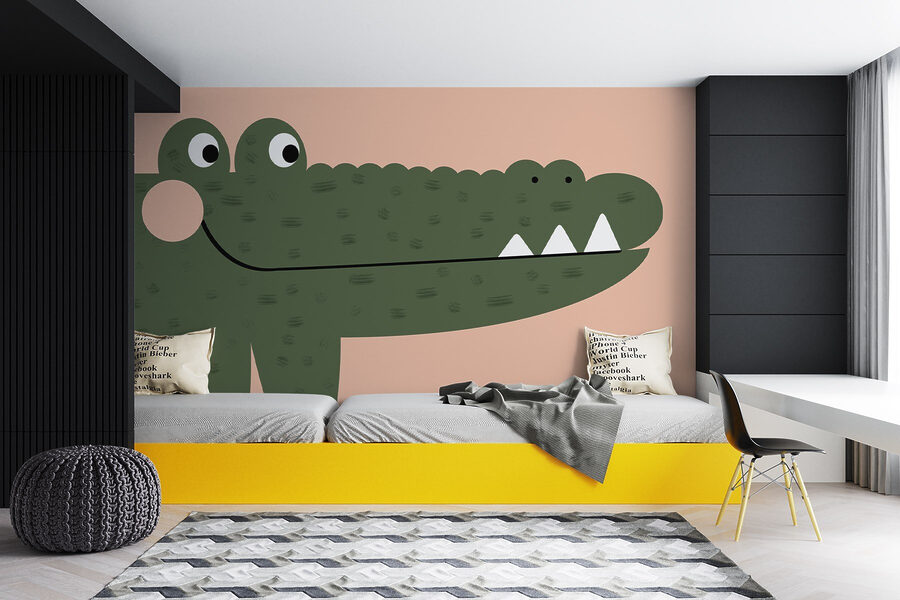 Dessin humoristique d'un crocodile Dessin humoristique d'un crocodile