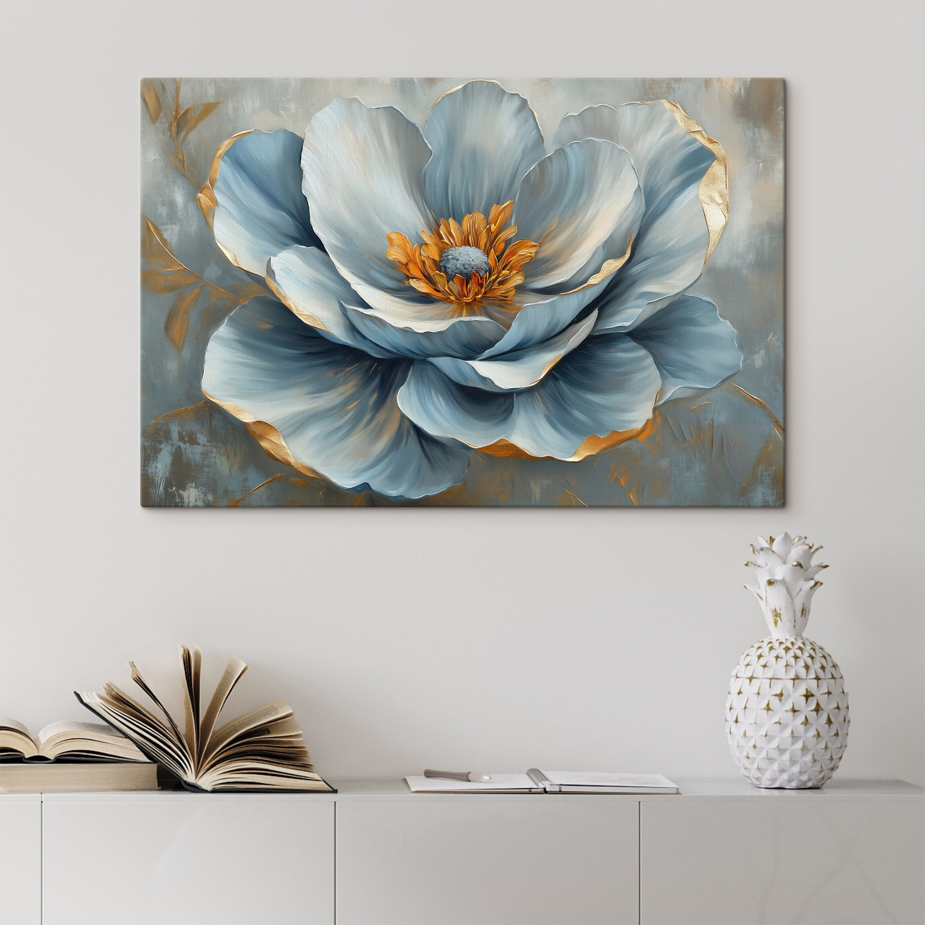 Delicate petals in serene colors