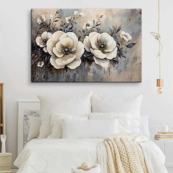 Peinture de fleurs blanches Peinture de fleurs blanches