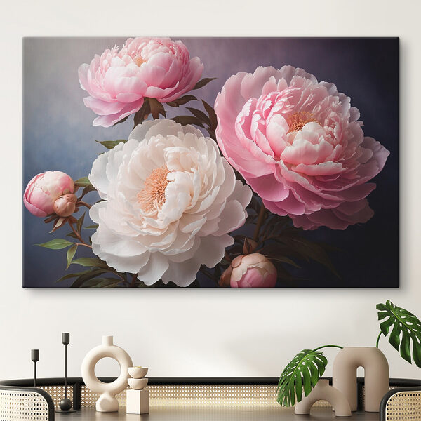 Groupe de fleurs roses et blanches Groupe de fleurs roses et blanches