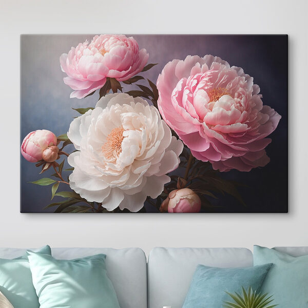 Groupe de fleurs roses et blanches Groupe de fleurs roses et blanches