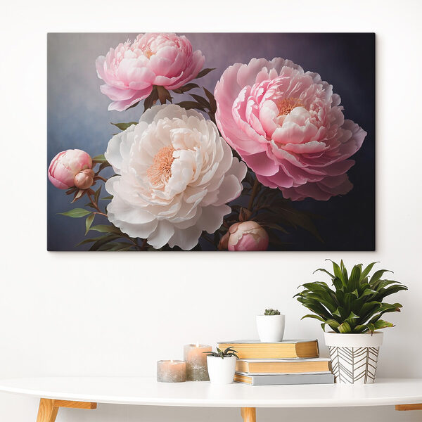 Groupe de fleurs roses et blanches Groupe de fleurs roses et blanches