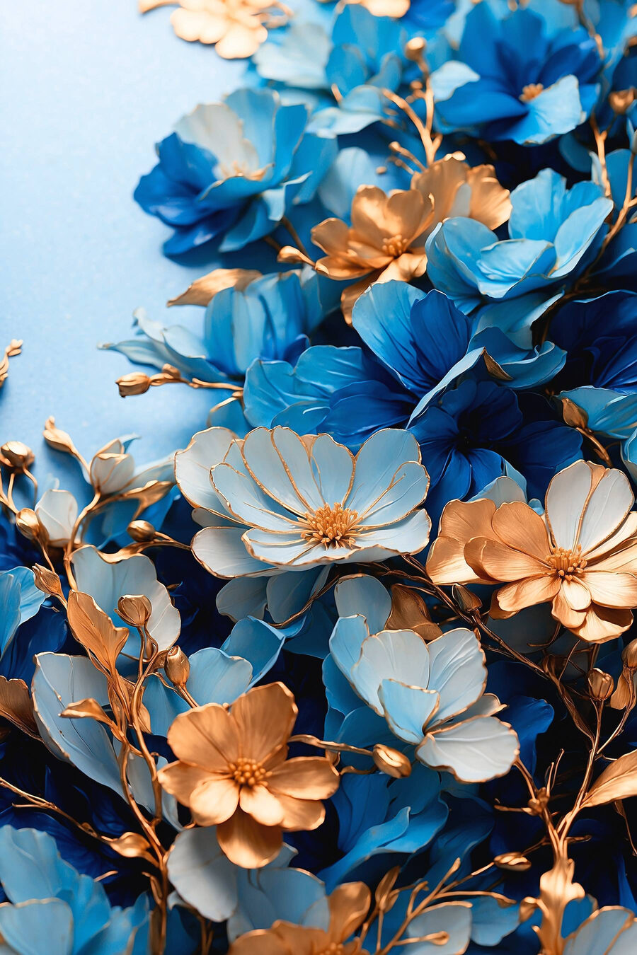 Tableaux Des fleurs délicates dans des teintes vibrantes – Image 12