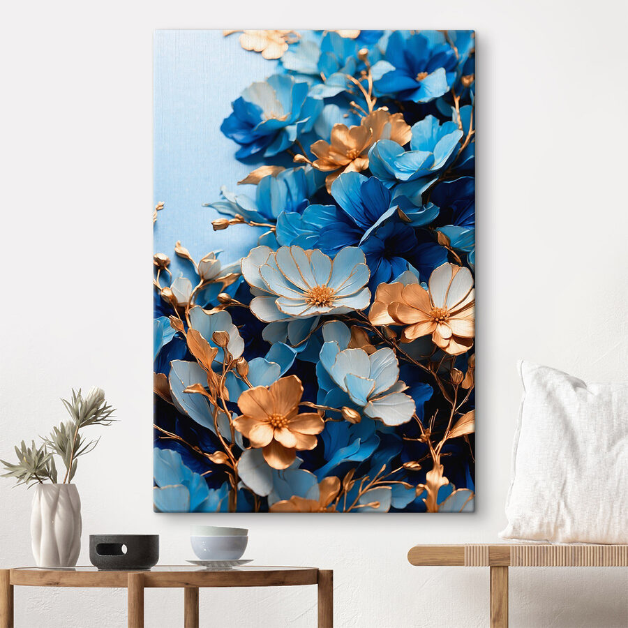 Tableaux Des fleurs délicates dans des teintes vibrantes
