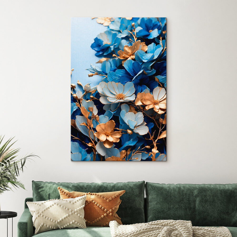 Tableaux Des fleurs délicates dans des teintes vibrantes – Image 2