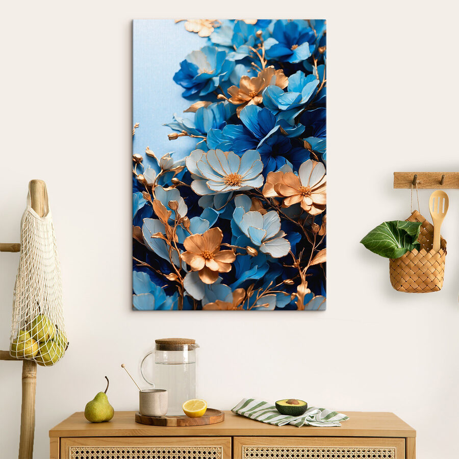 Tableaux Des fleurs délicates dans des teintes vibrantes – Image 3