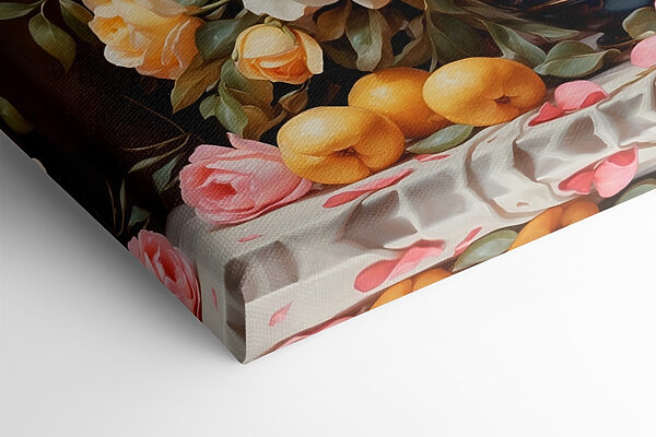 Vase de fleurs et de fruits Vase de fleurs et de fruits